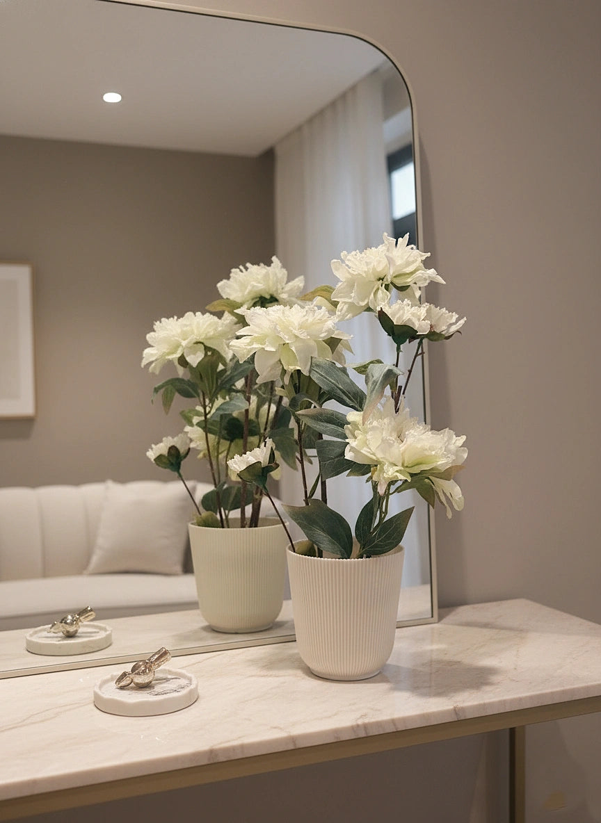 Aura White Orchid Arrangement