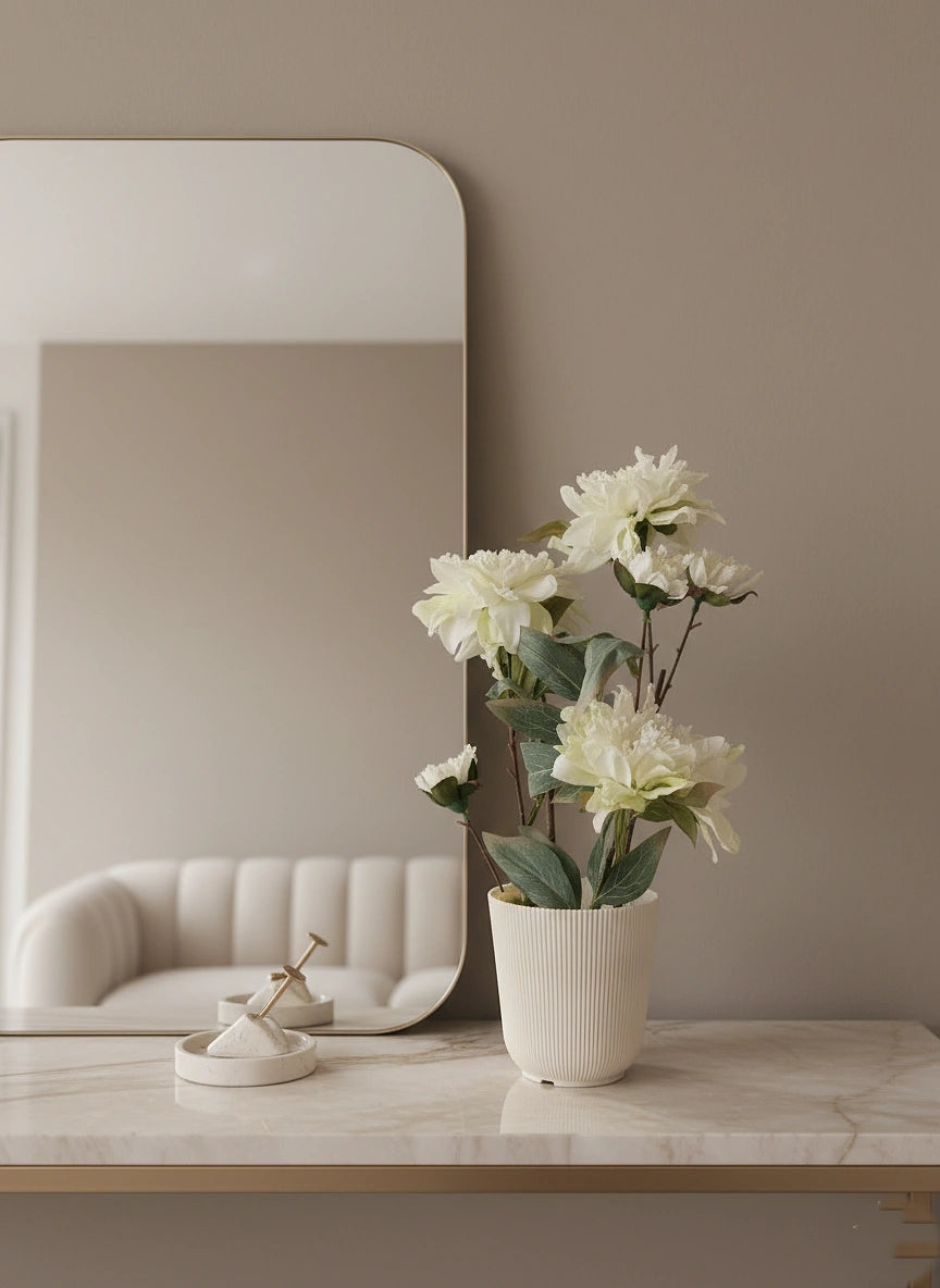 Aura White Orchid Arrangement
