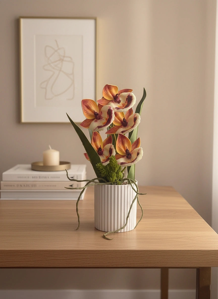 Terracotta Orchid Bloom