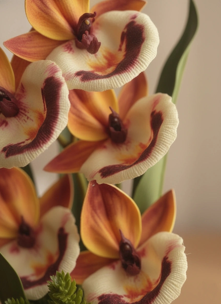 Terracotta Orchid Bloom