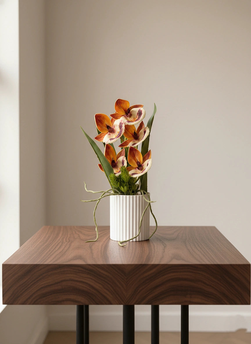 Terracotta Orchid Bloom