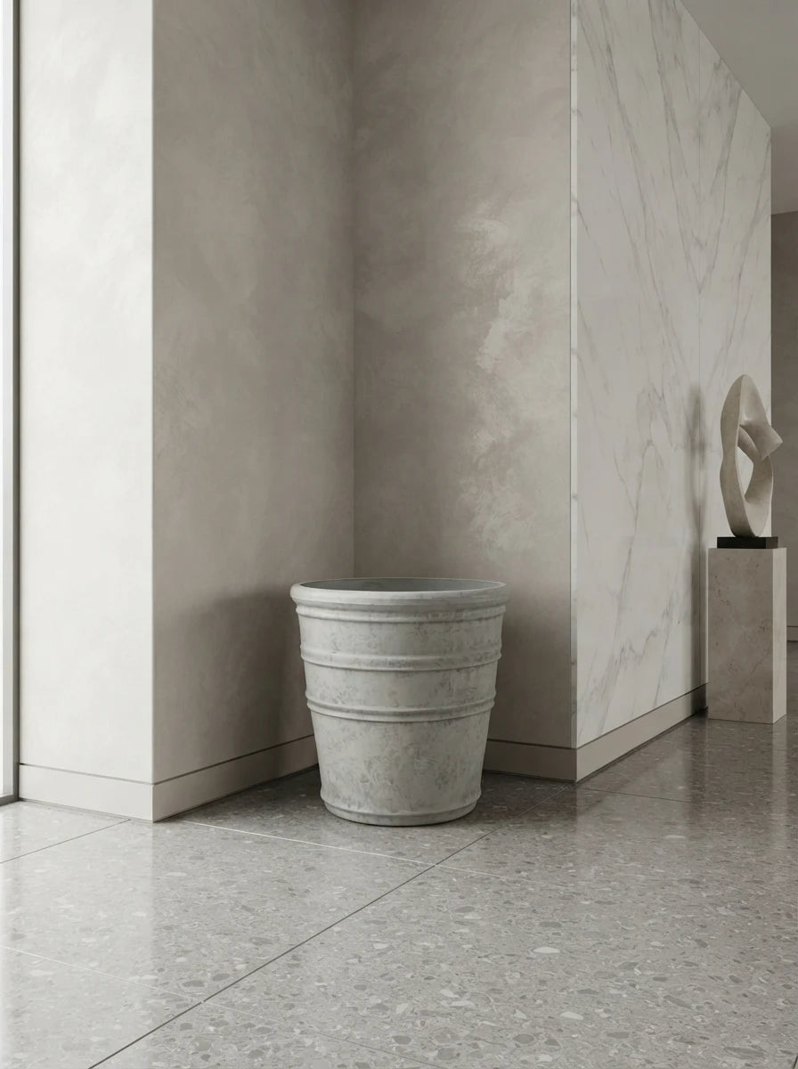 Antiqued Mineral Standard Vessel