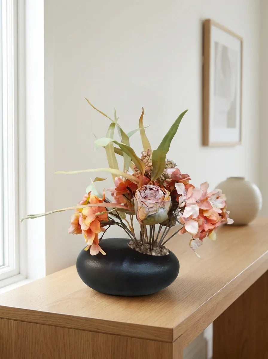 Autumn Terracotta Ikebana Arrangement