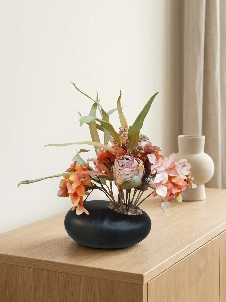 Autumn Terracotta Ikebana Arrangement