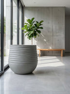 Soren Rounded Ribbed Planter