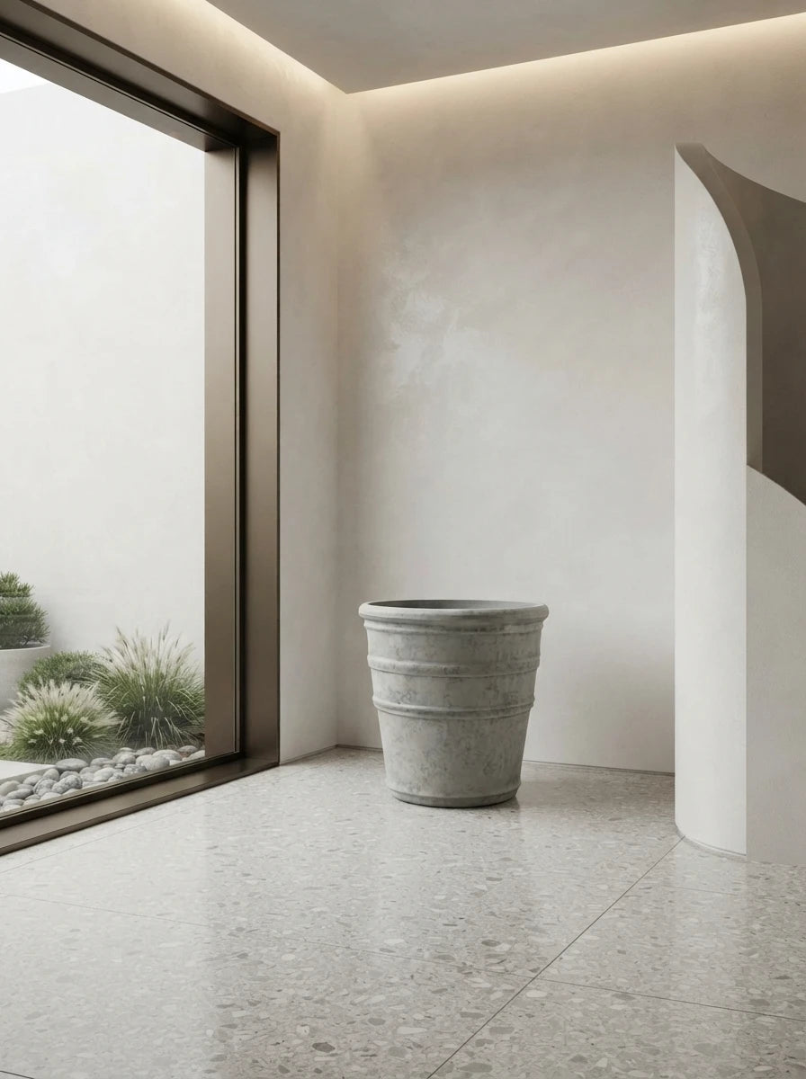 Antiqued Mineral Standard Vessel