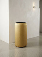 The Linear Brass Totem Planter