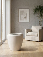 Japandi Sand Tapered Stone Planter